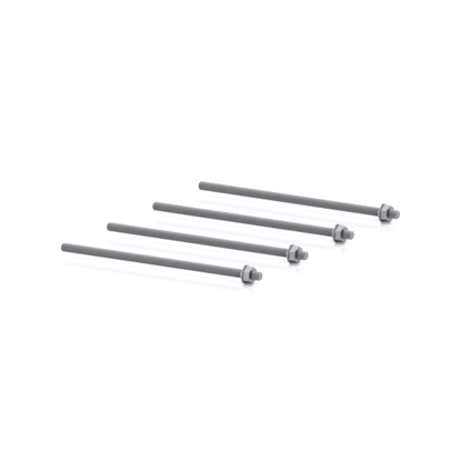 Picture of Injection-threaded rod M10 x 250, Steel galvanised, Set of 4