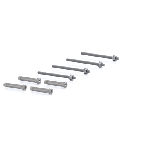 Picture of Injection-threaded rod M10 x 150 and anchor sleeve FIS H 16 x 85 K, Steel galvanised, Set of 4