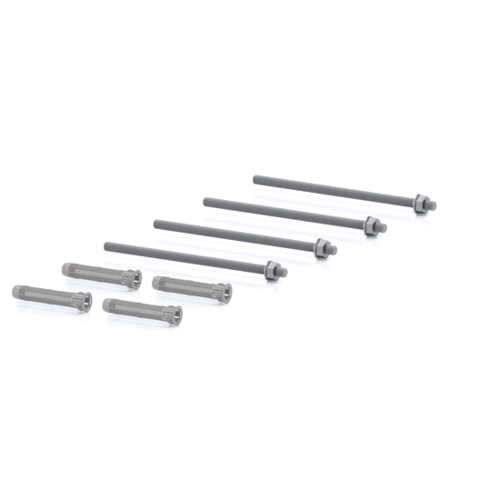 Picture of Injection-threaded rod M10 x 210 and anchor sleeve FIS H 16 x 85 K, Steel galvanised, Set of 4