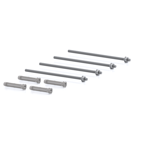 Picture of Injection-threaded rod M10 x 250 and anchor sleeve FIS H 16 x 85 K, Steel galvanised, Set of 4