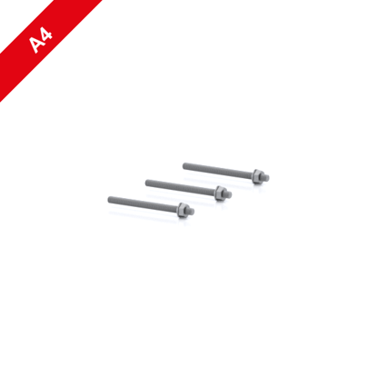 Picture of Injection-threaded rod M10 x 130, stainless A4, Set of 3