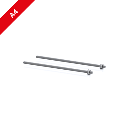 Picture of Injection-threaded rod M10 x 310, stainless A4, Set of 2