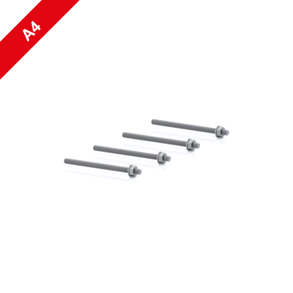 Picture of Injection-threaded rod M10 x 150, stainless A4, Set of 4