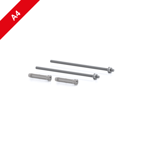 Immagine di Aste fi lettate per iniezione M10 x 250 e bussole d’ancoraggio FIS H 16 x 85 K, inossidabile A4, set di 2