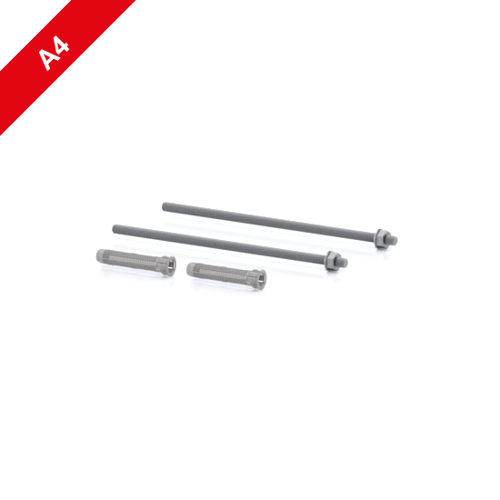 Immagine di Aste fi lettate per iniezione M10 x 270 e bussole d’ancoraggio FIS H 16 x 85 K, inossidabile A4, set di 2