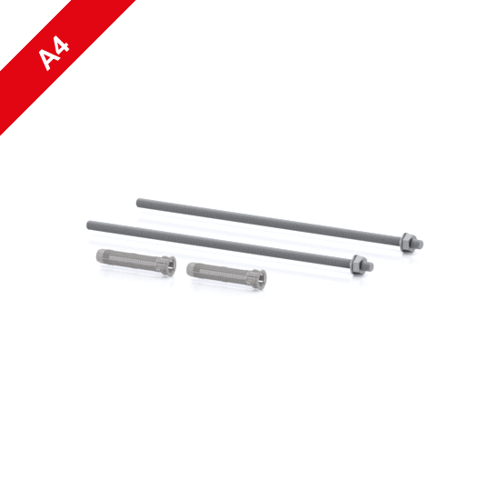 Bild von Injektions-Gewindestange M10 x 330 und Ankerhülse FIS H 16 x 85 K, rostfrei A4, 2er Set